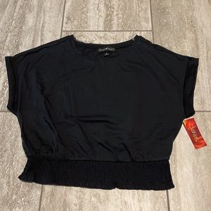 Derek Heart Large Black crop top for Juniors